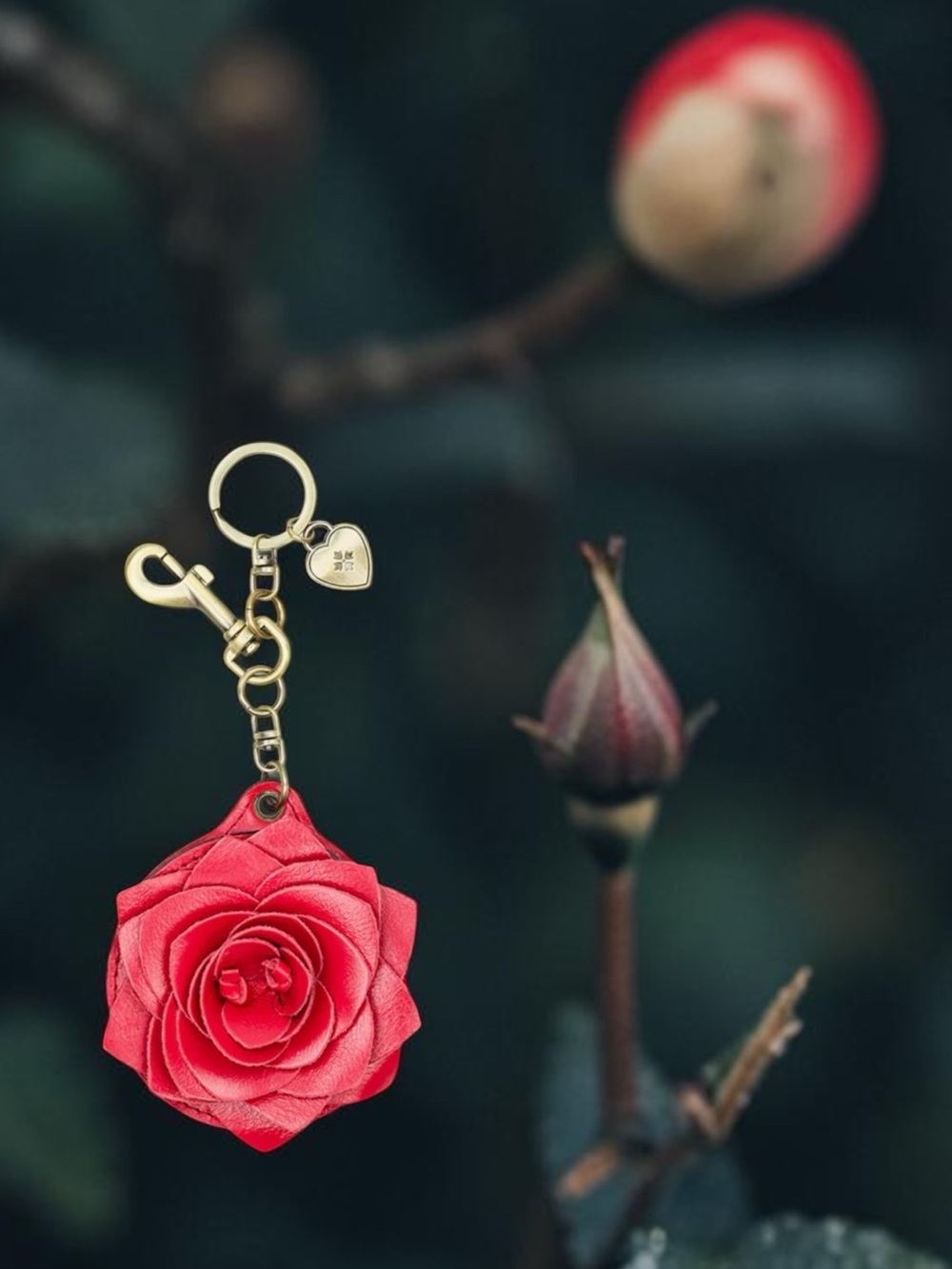 Patricia Nash Parisian Rose mirror bag charm NWT - Picture 9 of 10
